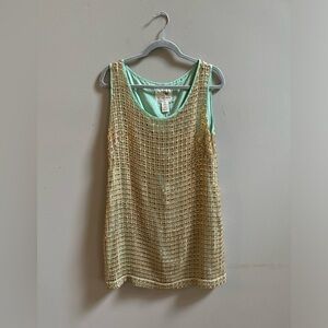 🔥End of year sale🔥Anthropologie brand-Tabitha gold sequins dress-size 10